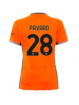 Inter Milan Benjamin Pavard #28 Ausweichtrikot für Frauen 2023-24 Kurzarm